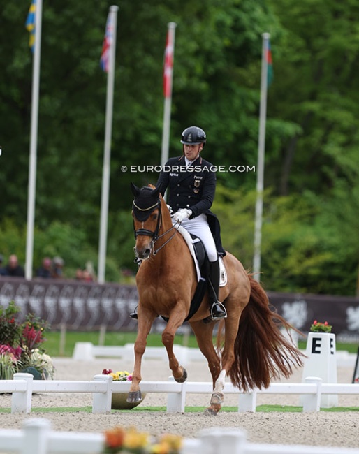 Frederic Wandres and Duke of Britain at the 2024 CDIO Compiègne :: Photo © Astrid Appels
