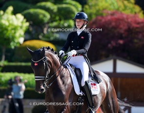 Anna Teibel Raben and Sparaday at the 2025 European Young Riders Championships :: Photo © Astrid Appels