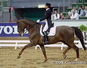 Ulla Salzgeber and Rusty win the Grand Prix at the 2003 World Cup Finals :: Photo © Dirk Caremans