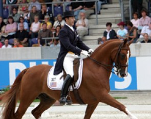 Robert Dover and FBW Kennedy at the 2004 CDIO Aachen :: Photo © Astrid Appels