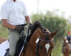 Oded Shimoni and Falco at the 2004 Palm Beach Dressage Derby :: Photo © Phelpsphotos.com