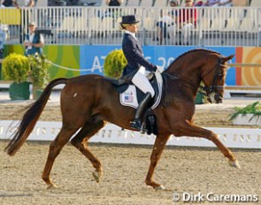 Lisa Wilcox and Relevant at the 2004 Olympic Games in Athens :: Photo © Dirk Caremans