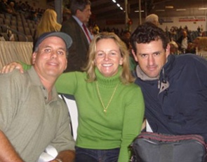 Mark Carter, Debbie McDonald and David Wightman at the 2004 Hanoverian Elite Auction