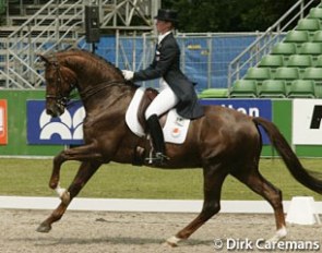 Kirsten Beckers and Jazz at the 2005 Dutch Championships :: Photo © Dirk Caremans