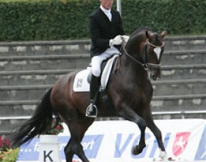 Ulf Moller and Sir Donnerhall (by Sandro Hit x Donnerhall)
