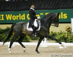 Leslie Morse and Tip Top at the 2007 World Cup Finals in Las Vegas