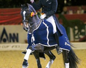 Diederik van Silfhout and Ruby (by Gribaldi) win the 2008 Young Riders World Cup Final in Frankfurt