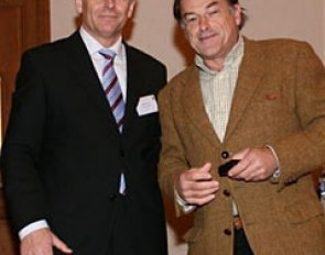 Jan Pedersen and Xavier Libbrecht at the 2008 WBFSH General Assembly :: Photo © Ridehesten.com