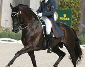 Stefan van Ingelgem and Withney at the 2009 CDIO Aachen