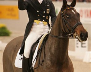 Isabell Werth and Satchmo win the 2009 CDI-W 's Hertogenbosch :: Photo © Astrid Appels