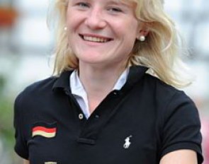 Sophie Holkenbrink at the 2010 European Junior Riders Championships in Kronberg