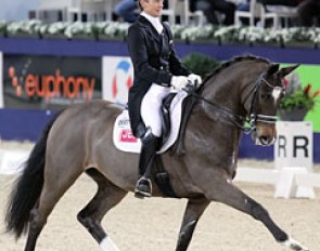 Edward Gal and Sisther de Jeu win at the 2010 CDI-W Mechelen :: Photo © Astrid Appels