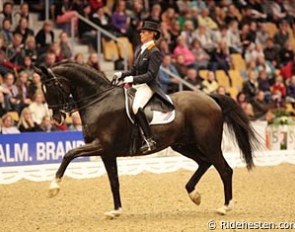 Anky van Grunsven and Salinero back in action at the 2009 CDI-W Odense