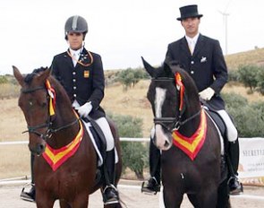 Spanish Champions Alfonso Parra Rubio on Bently and Jose Daniel Martin Dockx on Delmonte :: Photo © Ecuestre Online