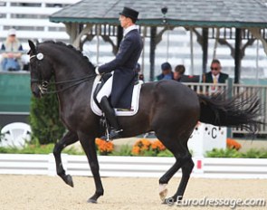 Stefan van Ingelgem and Withney van 't Genthof at the 2010 World Equestrian Games :: Photo © Astrid Appels