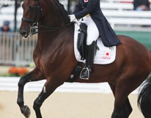 A seasoned competitor, Japanese Meiko Yago, rode Dow Jones