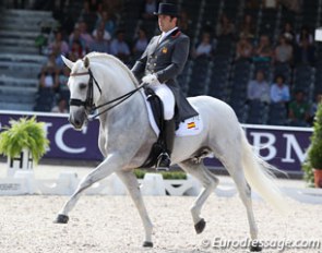 Claudio Castilla Ruiz and Jade de Mv at the 2011 European Championships :: Photo © Astrid Appels