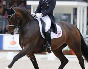 Edward Gal and Sisther de Jeu at the 2011 European Dressage Championships :: Photo © Astrid Appels