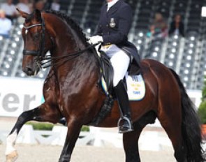 Rose Mathisen and Bocelli at the 2011 European Championships :: Photo © Astrid Appels