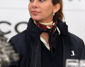 Princess Haya at the press conference. She was funny, witty, outspoken and quite frank and honest. No need for flattery because of her status she said!