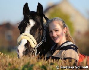 With the sale of her pony Ghost to Austria, Jessica Krieg requested a final photo shoot of her and her lovely stallion