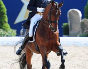 Hubertus Schmidt and Imperio made their debut at small tour level