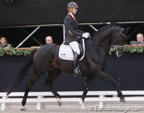 Edward Gal and Jack Sparrow at the 2011 KWPN Stallion Competition in Roosendaal :: Photo © Astrid Appels