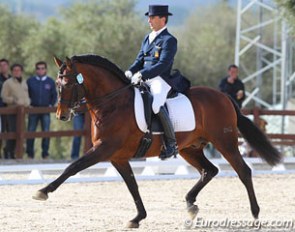Luis Lucio and Os Nervi at the 2011 Sunshine Tour CDI :: Photo © Astrid Appels
