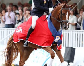 Michael Eilberg and Woodlander Farouche are the 5-year old World Champions :: Photo © Astrid Appels