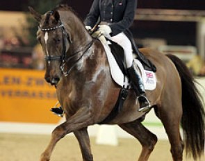 Amy Stovold and Macbrian at the 2011 CDI Zwolle :: Photo © Astrid Appels