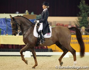 Amy Stovold and Macbrian at the 2011 CDI Zwolle :: Photo © Astrid Appels