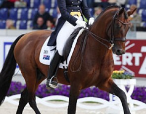 Lyndal Oatley and Sandro Boy at the 2012 CDIO Aachen :: Photo © Astrid Appels