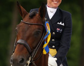 Lyndal Oatley and Sandro Boy at the 2012 CDI Compiegne :: Photo © Astrid Appels