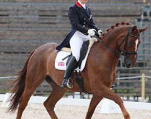British Olivia Oakeley made her first freestyle finals in three years of competing at the European Junior/Young Riders Championships. In their first year at young riders level, she and Donna Summer were the strongest British pair.
