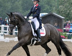 Charlotte Dujardin and Valegro in the Grand Prix class at the 2012 CDI Hartpury on Friday 6 July 2012 :: Photo © Selene Scarsi
