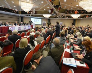 The inaugural FEI Sports Forum began on 30 April in Lausanne (SUI) :: Photo © Edouard Curchod
