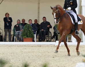 At the 2012 CDI Leudelange a judges' course took place for Belgian level 4 judges supervised by Mariette Withages