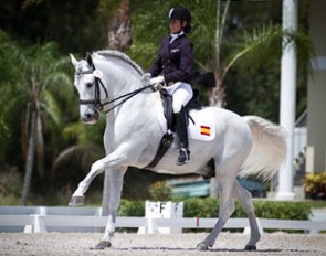 Paula Matute and Califa competing in Florida :: Photo © Maria Guimon