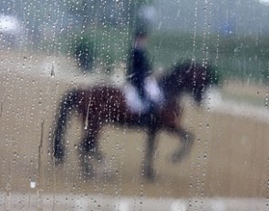 This was 2012 CDI Mannheim: torrential downpour of rain during the Grand Prix