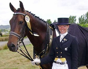 Kate Welten and Amajah are South Island and New Zealand Young Riders Champions of 2012
