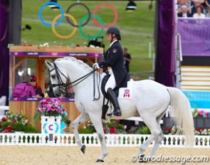 Jacqueline Brooks and D Niro at the 2012 Olympic Games :: Photo © Astrid Appels