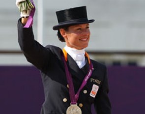 Adelinde Cornelissen wins silver at the 2012 Olympic Games :: Photo © Astrid Appels