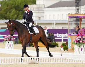 Lee Pearson and Gentleman at the 2012 Paralympics :: Photo © Liz Gregg