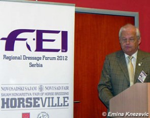 Wojciech Markowski at the 2012 FEI Regional Dressage Forum in Serbia