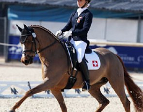 Estelle Wettstein on her second FEI pony Championess