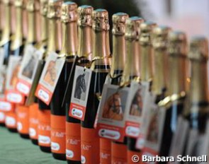 Champagne for the buyers of the CSW horses