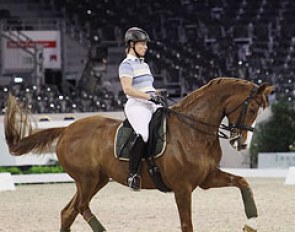 Isabell Werth on Bella Rose (by Belissimo M x Cacir AA)