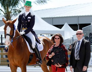 Caroline Roffman and Pie Win Again at the 2012 Global Dressage Festival :: Photo © Sue Stickle