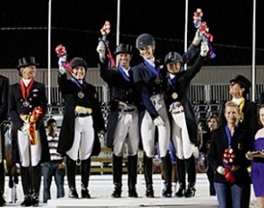 Team USA wins gold at the inaugural nations cup at the 2012 CDIO Wellington :: Photo © Sue Stickle