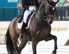 Tinne Vilhelmson-Silfven and Don Auriello at the 2012 CDI Wellington in Florida :: Photo © Mary Phelps